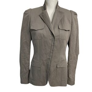 Pauw Amsterdam Military Inspired Blazer 2 = Medium Gray Quiet Luxury Minimalist